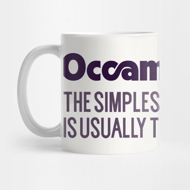 Occam's Razor  --  Typography Definition by DankFutura